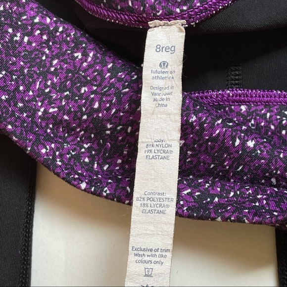 Lululemon Groove Pant Black Flare Leggings Size 8 - Picture 6 of 7